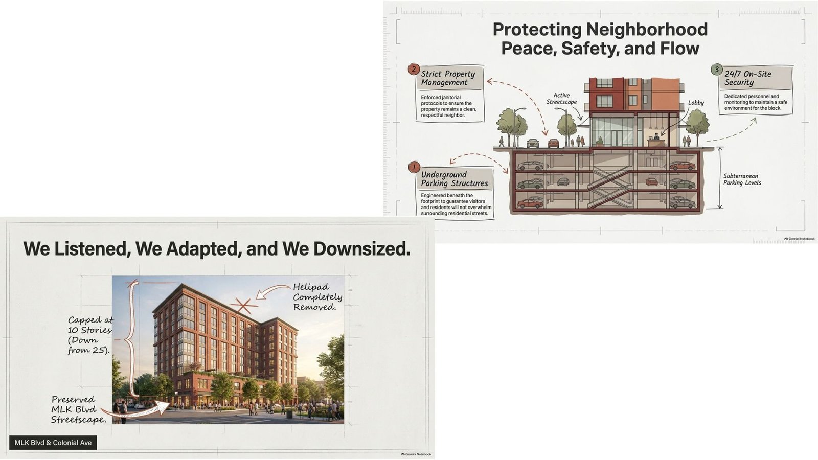 the emerging picture on MLK corridor